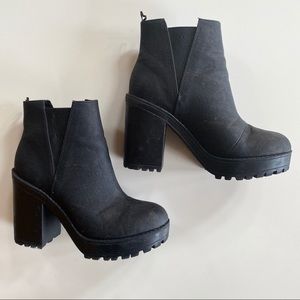 H&M Platform Ankle Boots